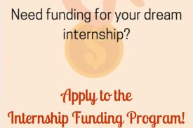 Need funding for your dream internship?